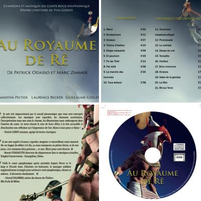 CD des chansons et musiques du conte Au royaume de Rê